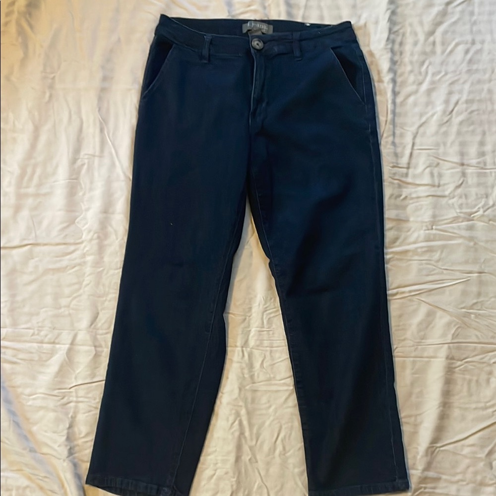 d. Jeans Dark Blue Straight-Leg Pants, Size 6